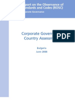 Corporate Governance ROSC Assessment