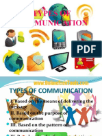 Types of Communication