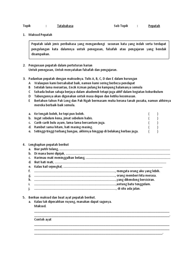 14 Bm Ideas Malay Language Preschool Worksheets Language