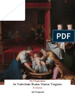 8 de Septiembre. Natividad de La Santísima Virgen. Vísperas Gregorianas Cantadas