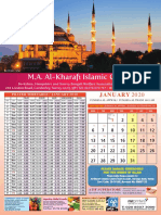Camberley Mosque Calendar 2020 PDF
