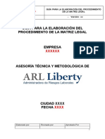 Guía para La Elaboración Del Procedimiento de La Matriz Legal