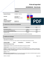 Ficha de Seguridad para Vital Oxide