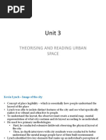 Unit 3: Theorising and Reading Urban Space