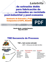 Teoría de Extrusión Doble Husillo para Fabricación de Compuestos Basados en Reciclado Post-Industrial y Post-Consumo