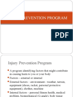 Injury Prevention Program