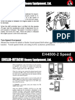 EUCLID-HITACHI EH4500-2 Speed Settings
