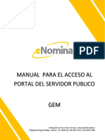 Manual Portal Del Servidor Publico Gem V2