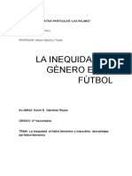 Inequidad en El Futbol