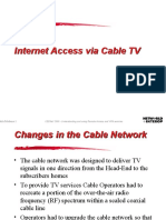 Internet Access Via Cable TV