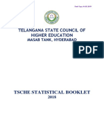 Telangana State Council of Higher Education: Tsche Statistical Booklet