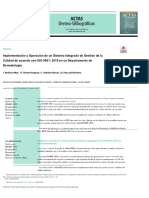 Articulo Implementation and Operation of an Integrated Quality Management  System in Accordance With ISO 90012015 in a Dermatology Department.en.es.pdf
