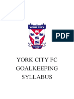 YCFC - Goalkeeping Syllabus 2013-14