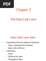 The Data Link Layer