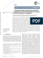 A Bioinspired Strategy Towards Super-Adsorbent Hydrogel Spheres Via Self-Sacrificing Micro-Reactors For Robust Wastewater Remediation PDF