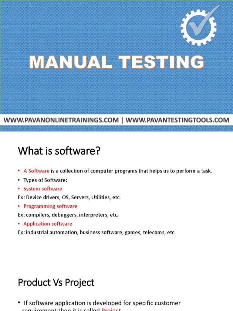 Manual Testing Tutorial By Pavan – OHZC