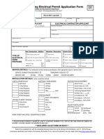 Housing Electrical Permit Application Form: Print