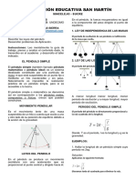 Leyes del péndulo simple