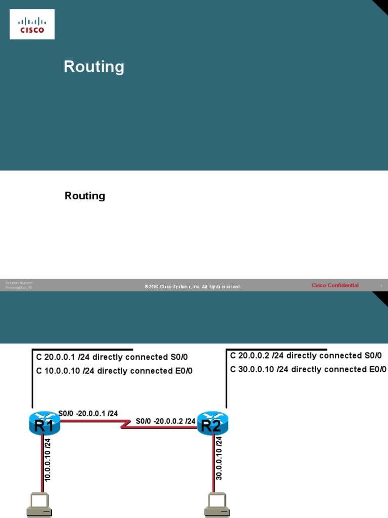 Routing | PDF | Routing | Computer Engineering