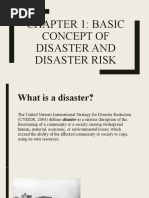 Chapter 1: Basic Concept of Disaster and Disaster Risk