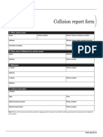 Collision Report Form: A: Other Vehicle Owner