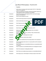 Sample: Ammonia Sample What-If PHA Questions - First 20 of 215