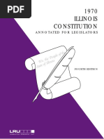 1970 Illinois Constitution: Annotated For Legislators