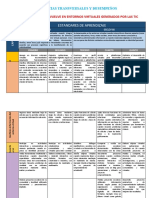 Competencias Transversales y Desempeños