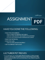 Assignment 2019 Guidelines