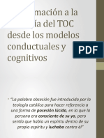 Aproximación cognitivo-conductual al TOC