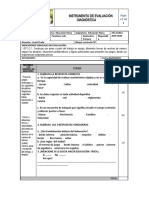 Instrumento de Evaluación Diagnóstica