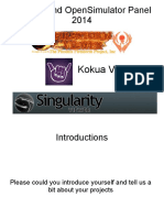 Viewers and Opensimulator Panel 2014: Kokua Viewer