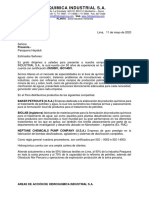 Carta de Presentación