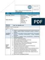 Metodologija Empirijskih Istrazivanja Sa Planom Aktivnosti PDF