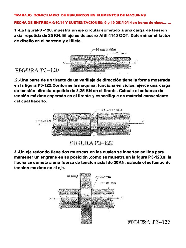Análisis de Esfuerzos en Elementos Mecánicos | PDF | Acero | Engranaje