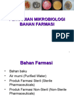 Pengujian Mikrobiologi Bahan Farmasi