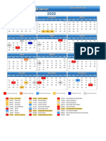 Calendario Salvador Ba 2020