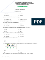 SOAL PTS KELAS 2 TEMA 1 Bagian 1 - Reupload Kamimadrasah