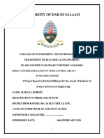 University of Dar Es Salaam: Design and Implementation of Speed Control Circuit of Multiple Motor