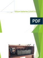 Storage - Lithium Batteries (Lifepo4)