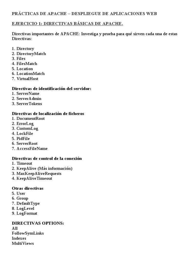 Prácticas de Apache | PDF | Autenticación | Usuario (informática)
