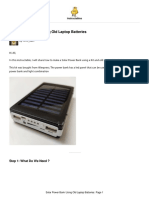 Solar Power Bank Using Old Laptop Batteries PDF