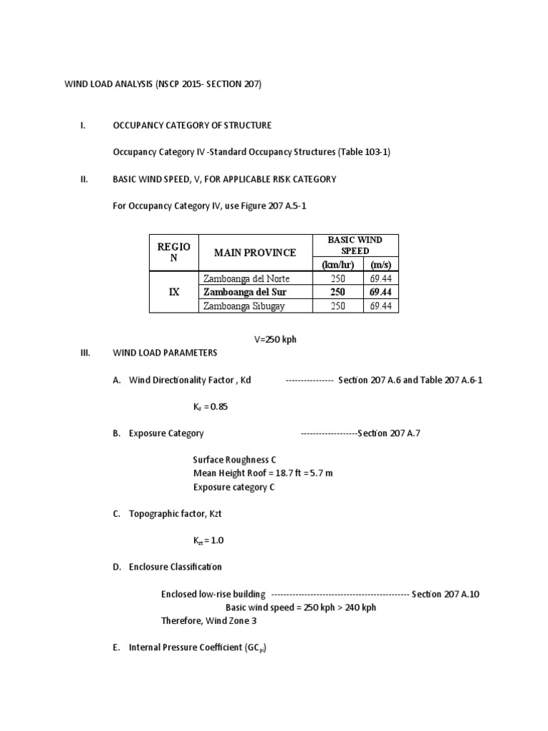 Wind Load Analysis PDF Pressure Physical Phenomena