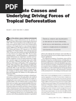 Proximate Causes and Underlying Driving Forces of Tropical Deforestation