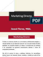 Clase IV Marketing Directo