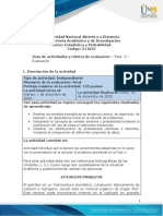 Guia de Actividades y Rúbrica de Evaluación - Fase 5 - Evaluación