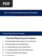 Unit 5 - Financial Reporting and Analysis PDF