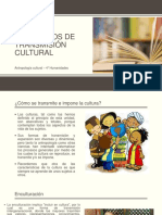 Fenómenos de Transmisión Cultural