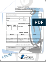 5 - Procedimiento de Monitoreo Indirecto en Post Cosecha