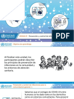 Mo Dulo D - Prevencio N y Control de Respuesta Ante Los Nuevos Virus Respiratorios PDF